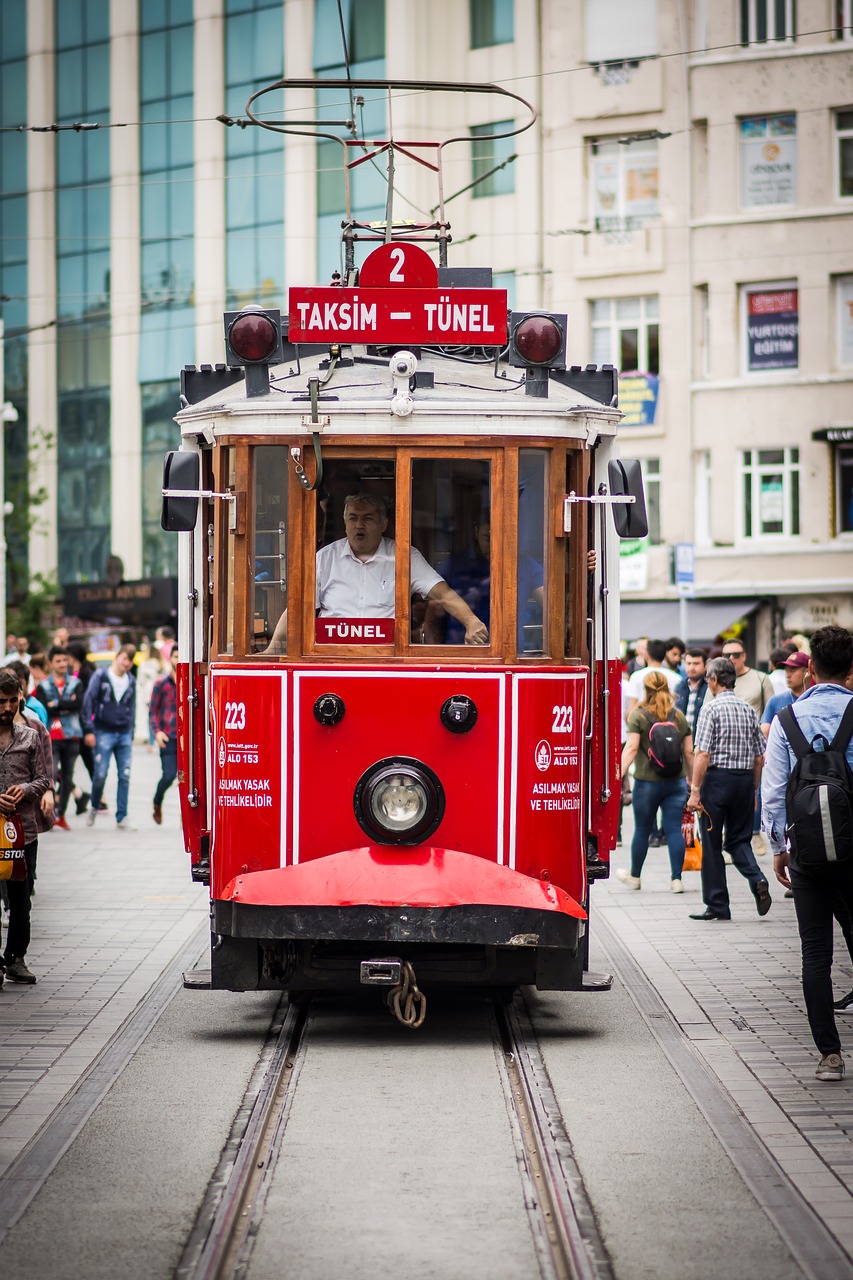 tram-taksim square